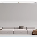 Modern Multiplayer Sofa 3d model