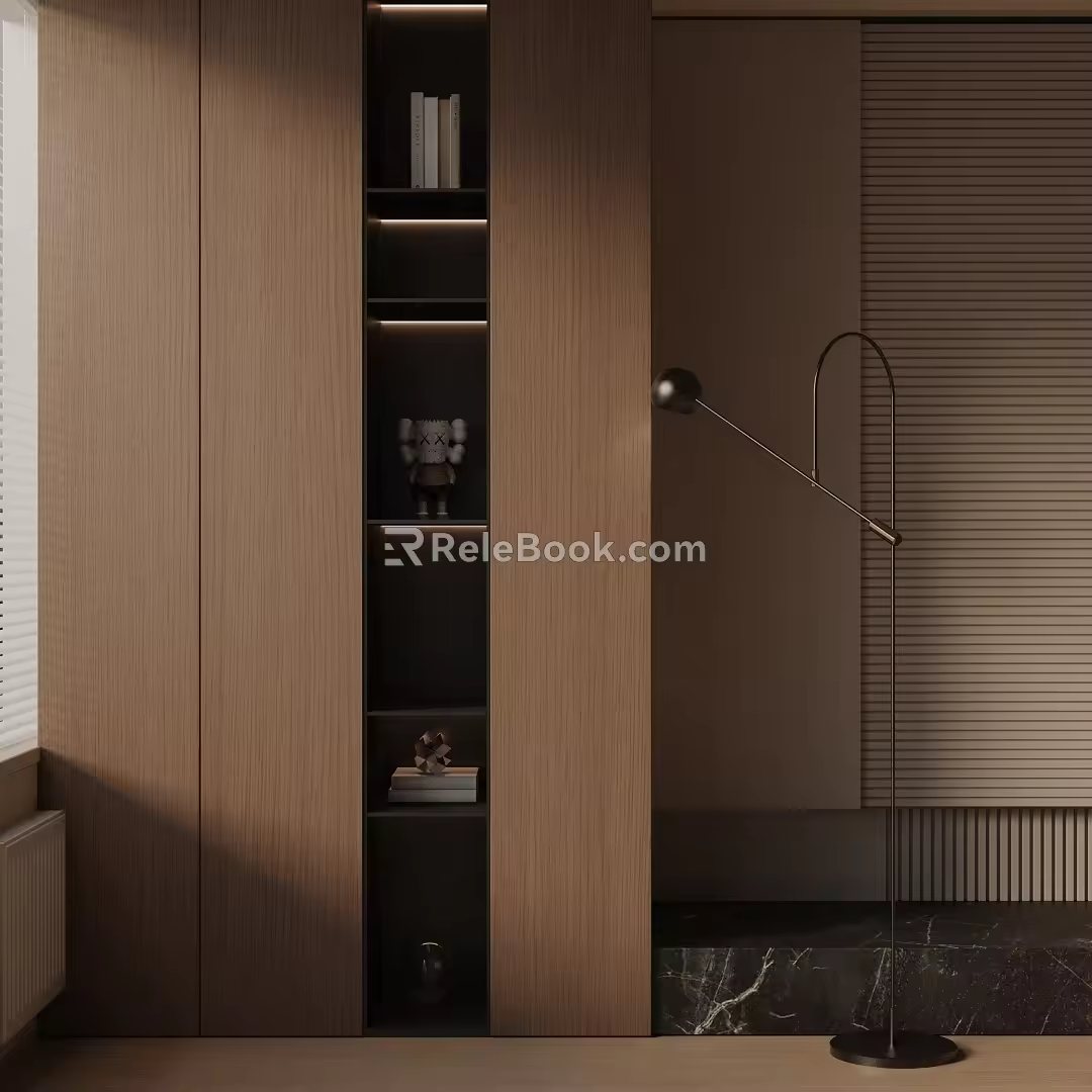Modern floor lamp 3d model