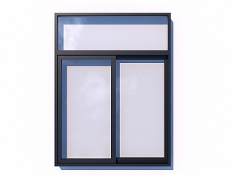 Aluminum alloy window outdoor window exterior wall window metal window with bright sub-window 3d model