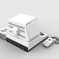Lego Disease Building Blocks Retro Computer Desktop Floppy Disk Drive Computer Floppy Disk 3d model