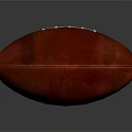 Classic Brown Rugby Ball With White Laces For Sports And Training Activities