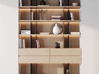 Modern Bookcase Simple Bookcase model