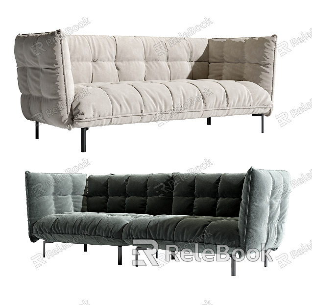 Modern double sofa model