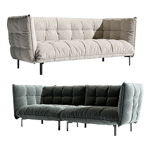 Modern double sofa 3d model