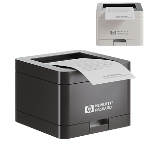 HP Printer Office Supplies 3d model