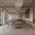 Modern Boutique Interior Featuring Wooden Display Shelves And Product Arrangements With Decorative Elements