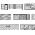 Various Entrance Gate Designs With Geometric Patterns And Decorative Grilles
