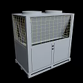 Industrial Equipment Cooling Tower with Grid Front Panel Metal Structure and Double Top Units
