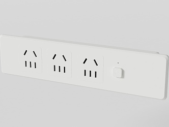 Modern socket-outlet 3d model