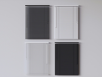 venetian blinds roller blinds pull blinds 3d model