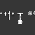 Stylish Various Faucet Designs For Kitchen Bathroom With Shower Heads And Spherical Knobs