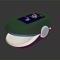 Portable Pulse Oximeter With Digital Display And Black White Design For Oxygen Monitoring