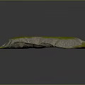 Realistic Natural Terrain With Lush Green Vegetation Rocky Cliffs And Undulating Landscape