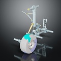 modern aircraft landing gear landing gear aircraft components 3d model