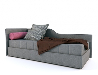 Single Bed 3d model