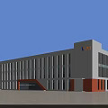 Modern Industrial Factory Complex With Multiple Buildings Green Areas And Parking Spaces