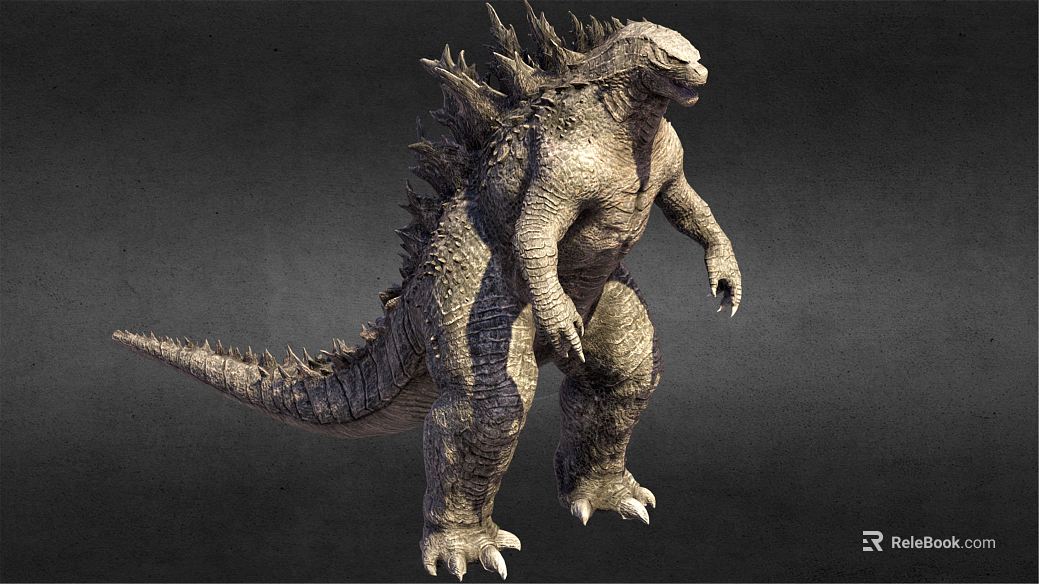 Modern game character Godzilla texture