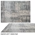 Modern Square Rug With Abstract Gray Beige Textured Pattern And Geometric Lines