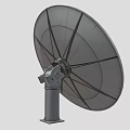 High Gain Industrial Dish Antenna with Durable Metal Frame and Stable Support Base
