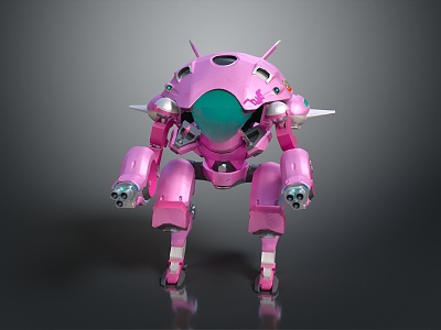 Modern Mech Warrior Mech Soldier Machine Battleguard Mechanical Battleguard 3d model