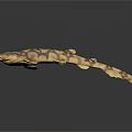 Yellow And Brown Spotted Fish With Long Tail And Slender Body