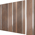 Wall Panel Wood veneer Background Wall Wall Panel 3d model