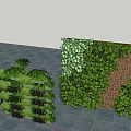 Lush Indoor Living Plant Wall Design With Vibrant Greenery And Decorative Panels