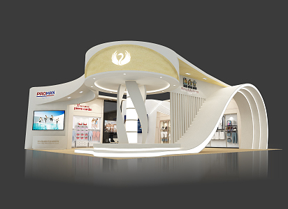 Modern Exhibition 3d model