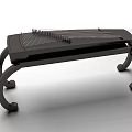 Traditional Chinese Guzheng Musical Instrument With Wooden Body And Metal Strings