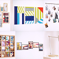 Modern Photo Wall Decorative Painting Photo Table Lamp 3d model