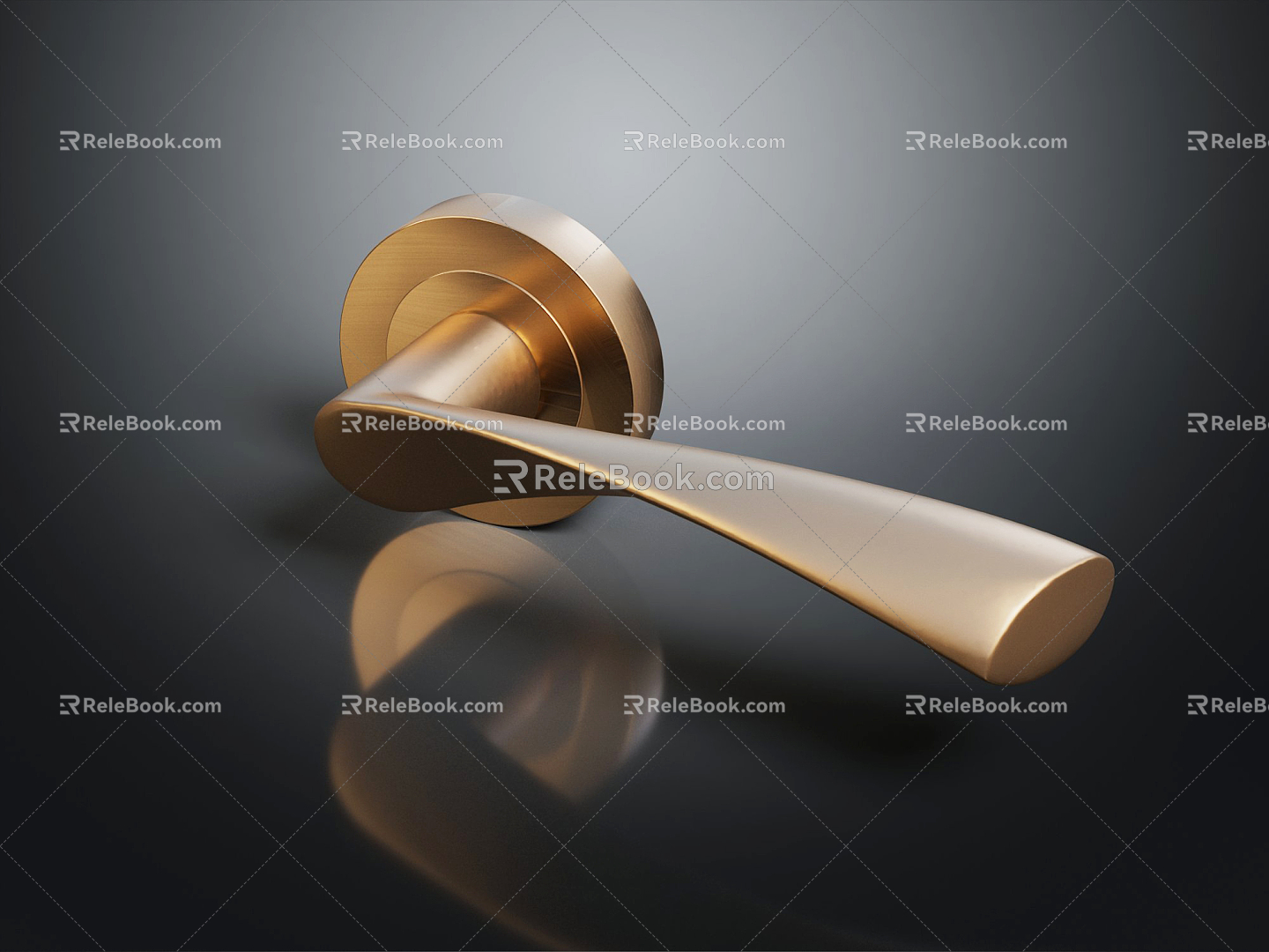 Modern Door Handle Opening Door Handle Metal Door Handle 3d model