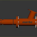 Red Martin Hardware Tool Industrial Pipe Fitting With Flange And Bolts