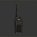 Kirisun Walkie Talkie with Antenna Black Body and Red Button Communication Tool