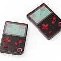Modern game console handheld game console 3d model