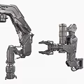 Smart Machines Featuring Robotic Arms With Flexible Joints And Gripping Mechanisms