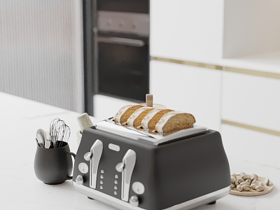 Modern Kitchen Ornaments Bread Machine Kitchenware Dried Fruit Mortar 3d model