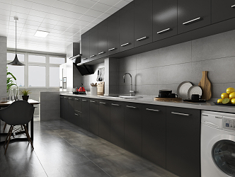 Modern Kitchen 3d model