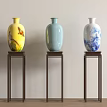 New Chinese-style Ceramic Vase 3d model