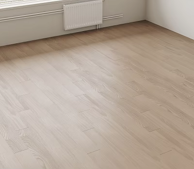 Light Colored Wooden Floor In Interior Space With Natural Splicing Texture And Smooth Surface 3d model