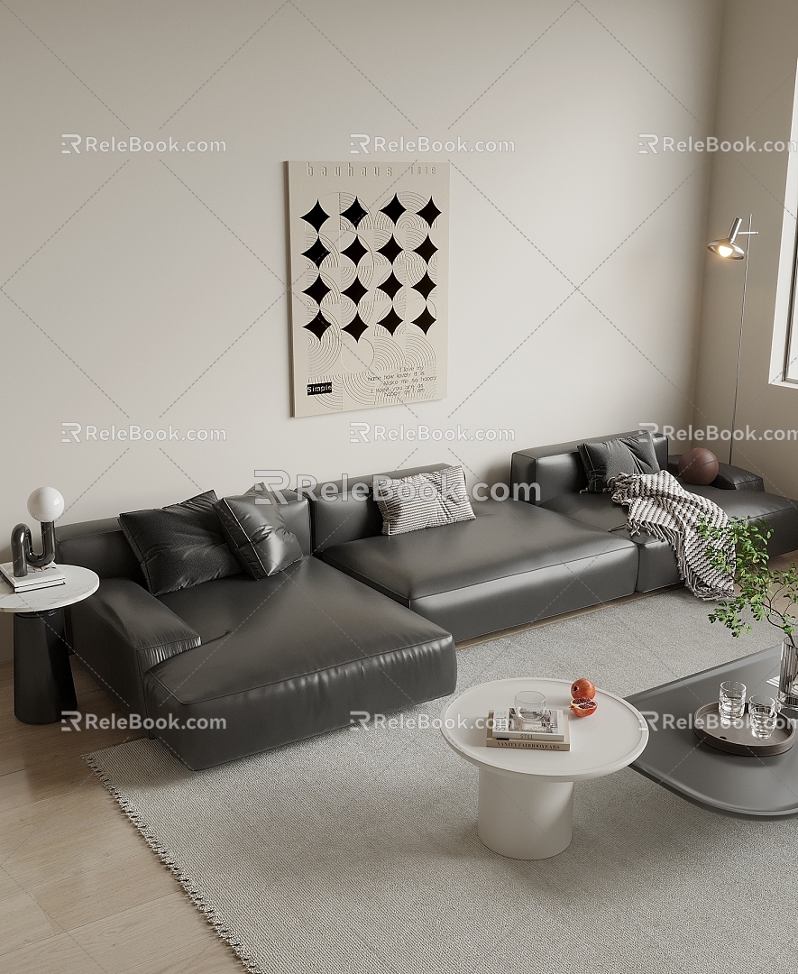 Leather Corner Sofa model