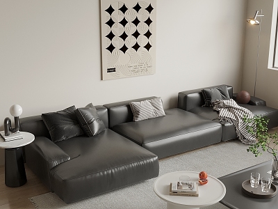 Leather Corner Sofa model