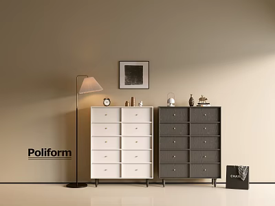Modern Black Cabinet Cream Cabinet Ins Style Side Cabinet Bucket Cabinet Low Cabinet Whole Cabinet Dining Side Cabinet Balcony Cabinet Storage Cabinet Home Entrance Cabinet 3d model
