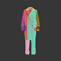 Beige Trench Coat With Matching Pants And Shirt Formal Outfit