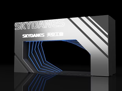 Door Head Channel Movably Door Head Display Channel 3d model