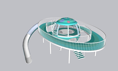 Equipment slide 3d model