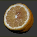 Fresh Red Blood Orange Cut Open Showing Juicy Pulp And Bright Color