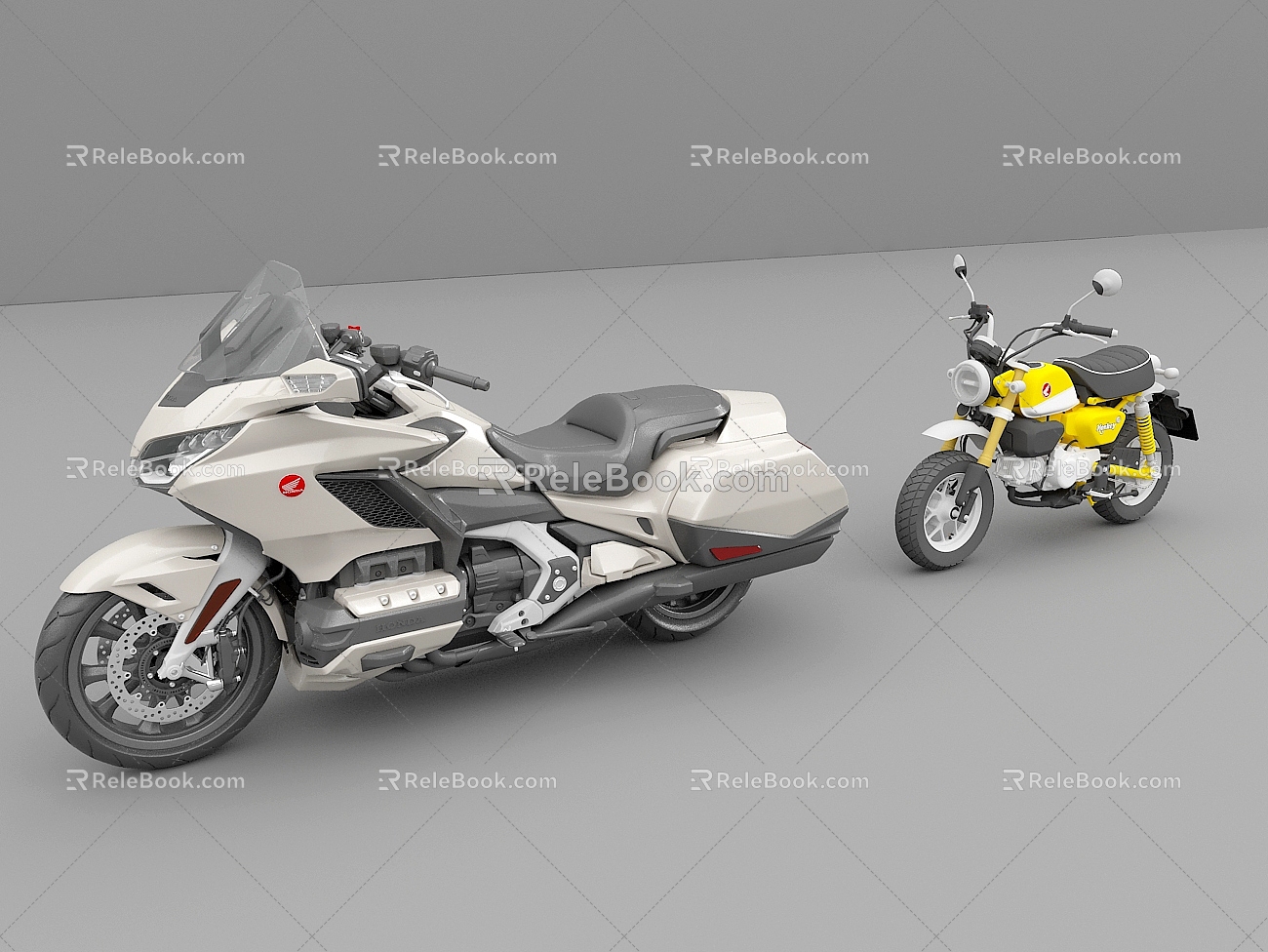 Motorcycle sports car Luxury Motorcycle Motor Vehicle Scooter 3d model