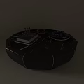 Coffee table round coffee table 3d model