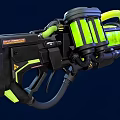 Sci-fi Rifle 3D Model Realistic Weapon Gun Firearms Rifles Submachine Gun Tour 3d model