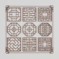 flower-cut window 3d model